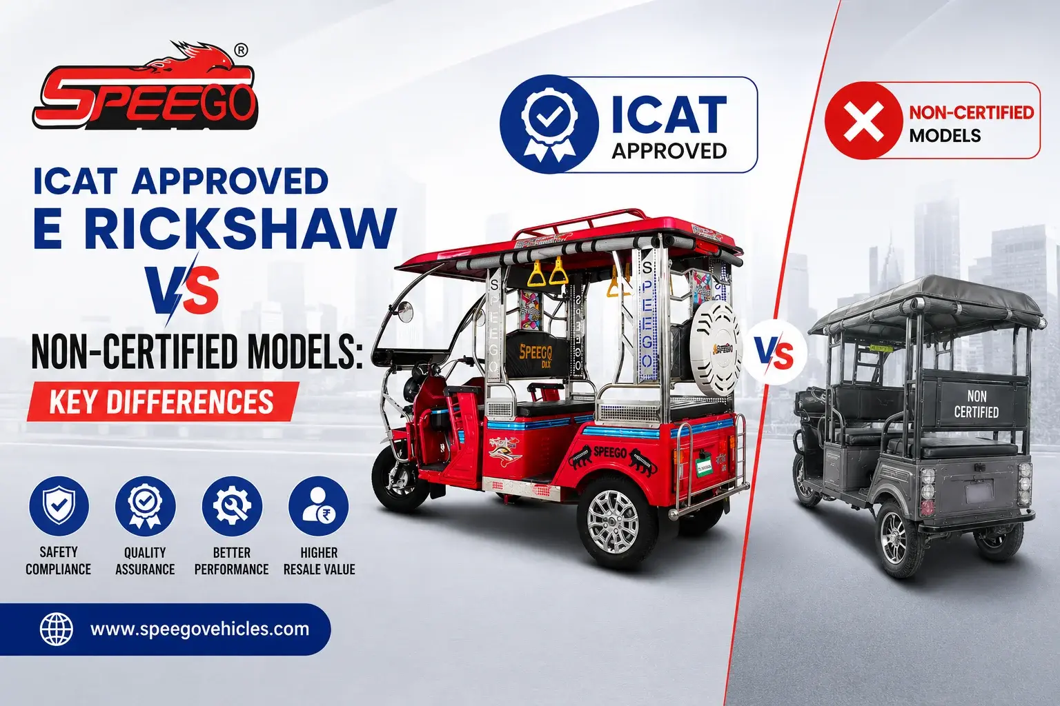 ICAT approved E Rickshaw