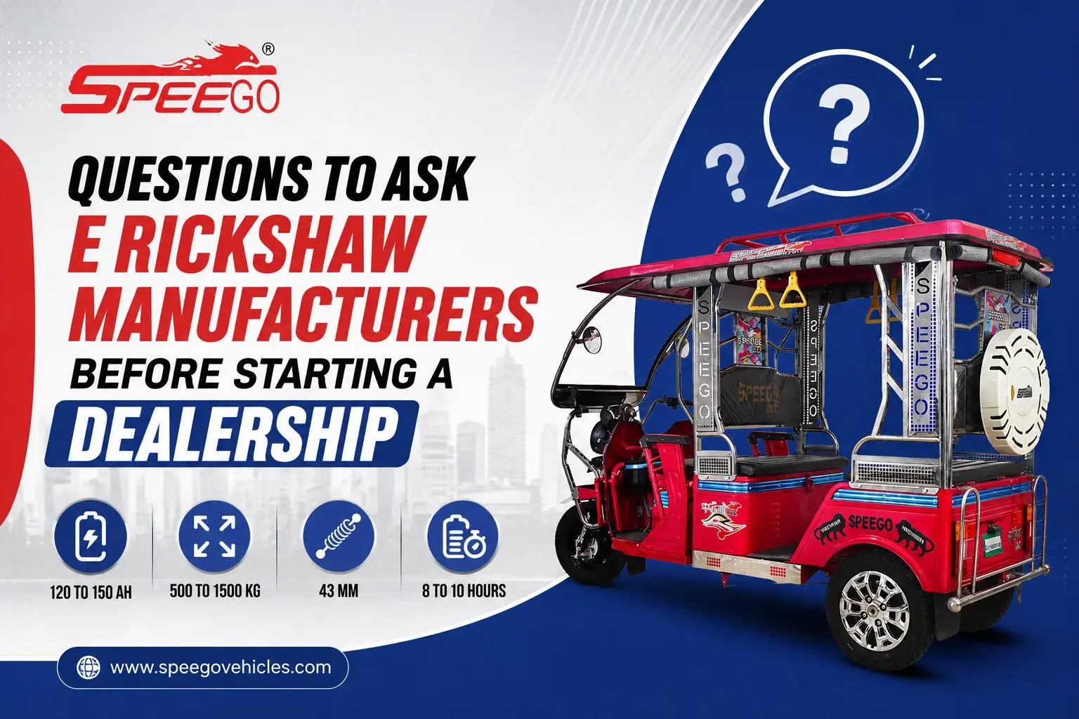 E Rickshaw manufacturers